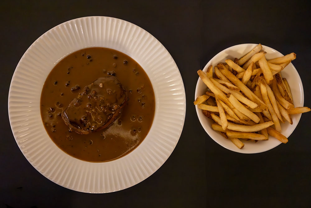 French food on a plate at Petite Fortitude Valley