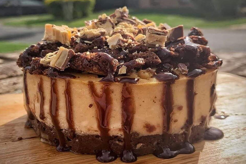 Smoked cheesecake at Phatboyz Walloon