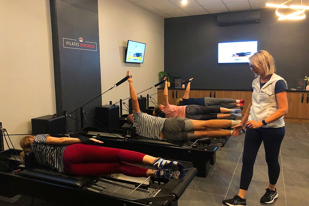 Pilates Emporium, Bardon, Brisbane, reformer Pilates, indoor exercise, beginner classes, studio session, mens excercise, women's exercise, Joseph Pilates