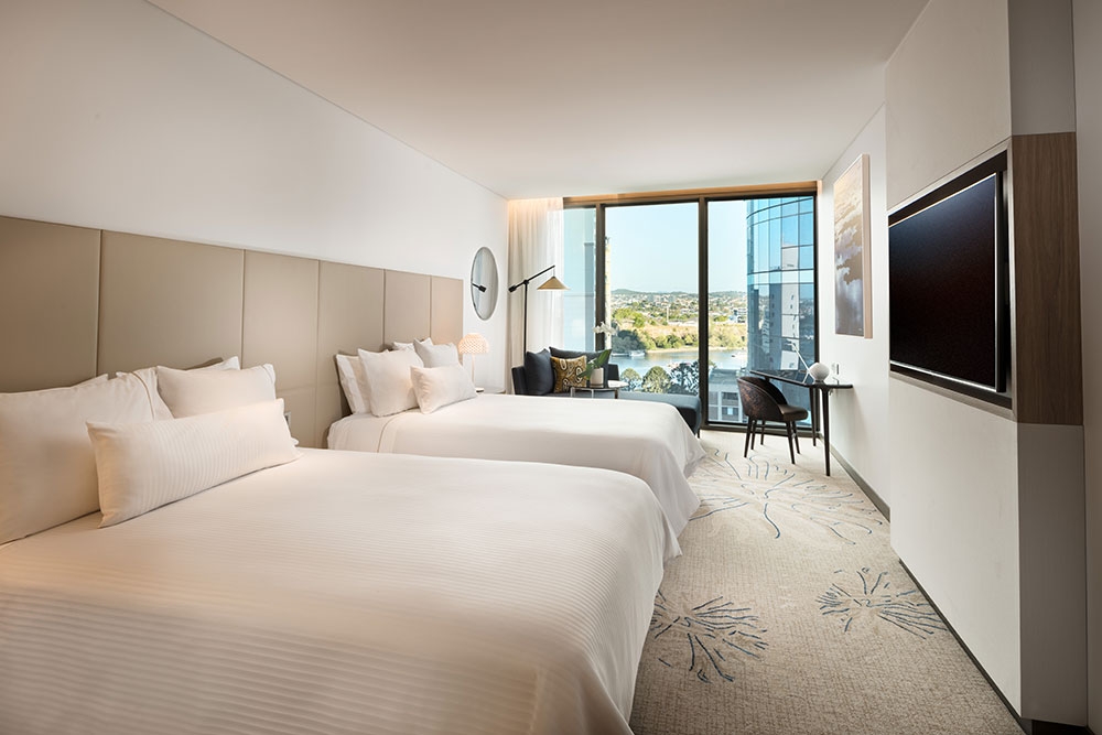 Guest toom at The Westin Brisbane