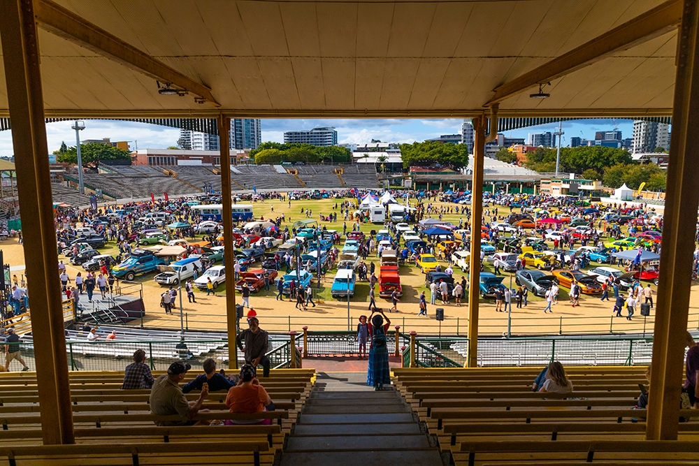 View of RACQ Motorfest Brisbane Showgrounds