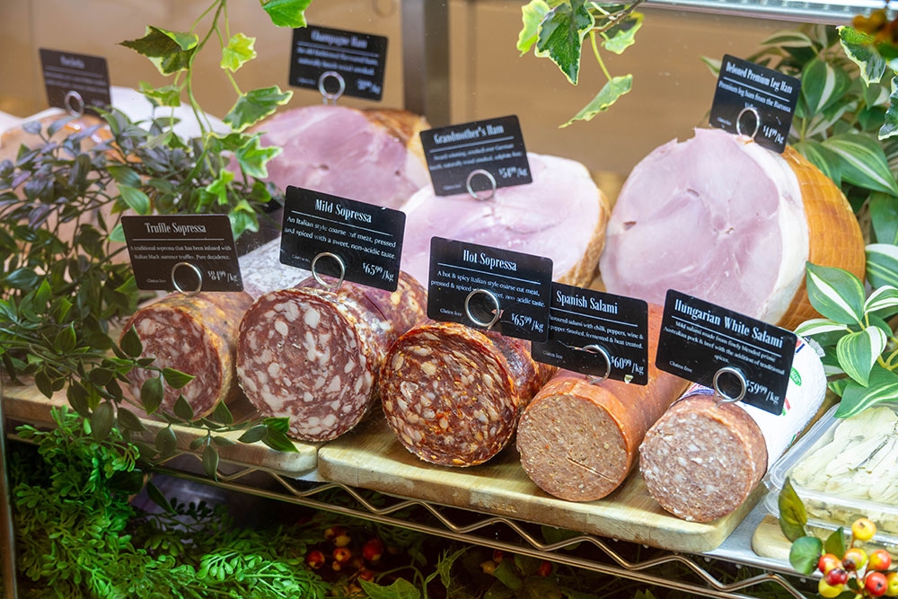 Deli products at Rosalie Gourmet Market