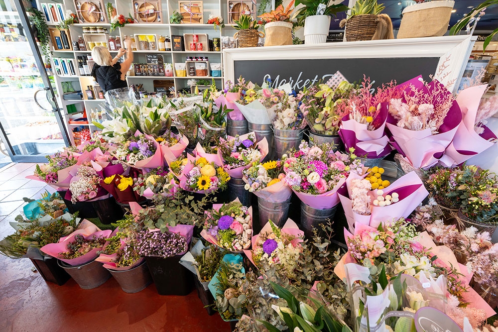 Flowers at Rosalie Gourmet Market