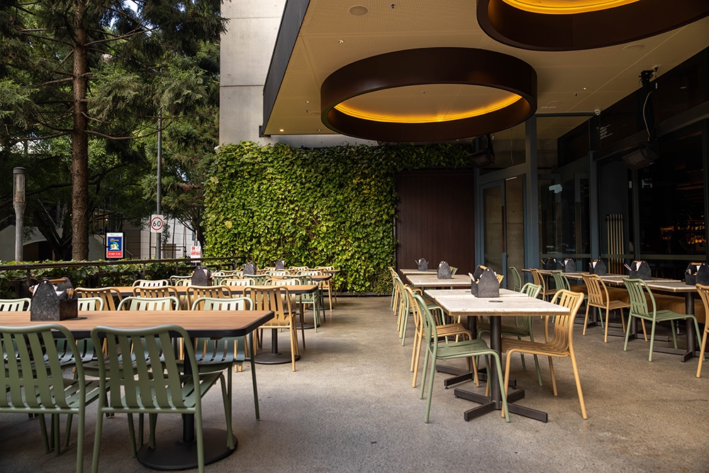 Outdoor seating