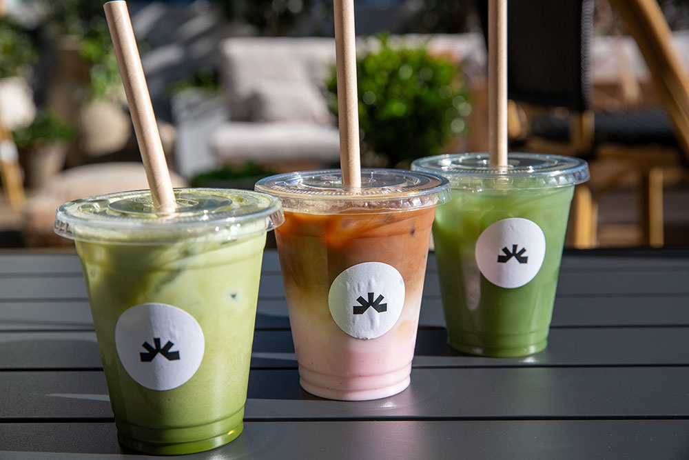 Matcha and Juice at Raise Rooftop 