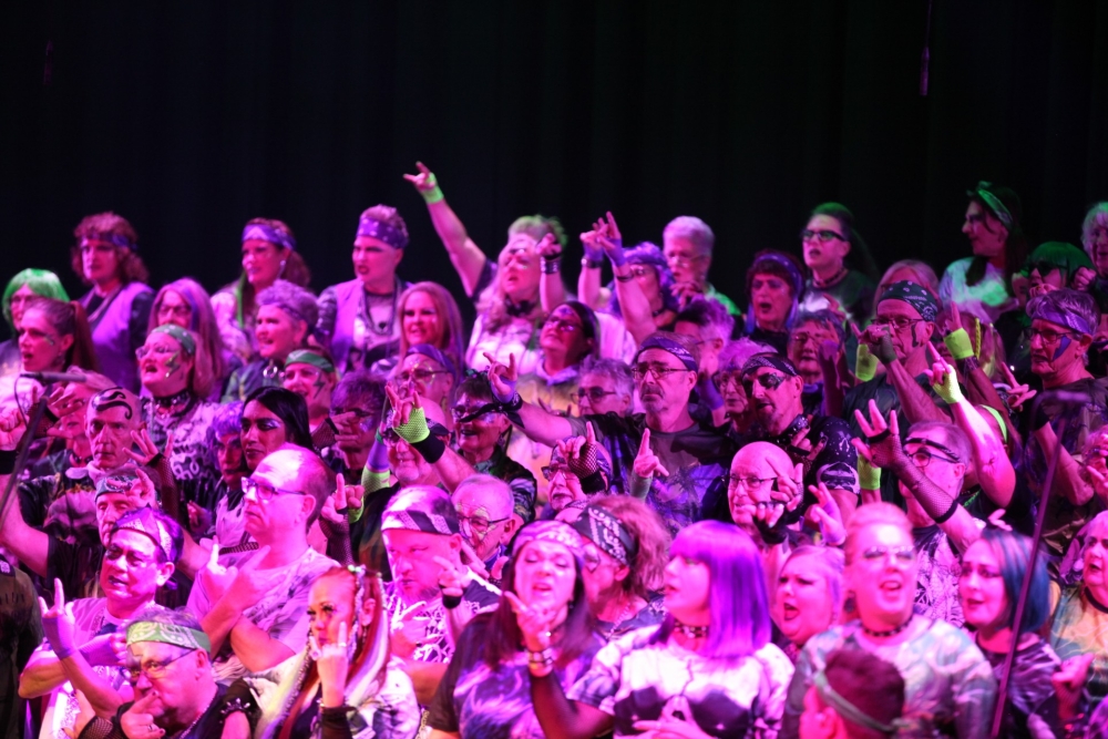 crowd shot from choir performance 