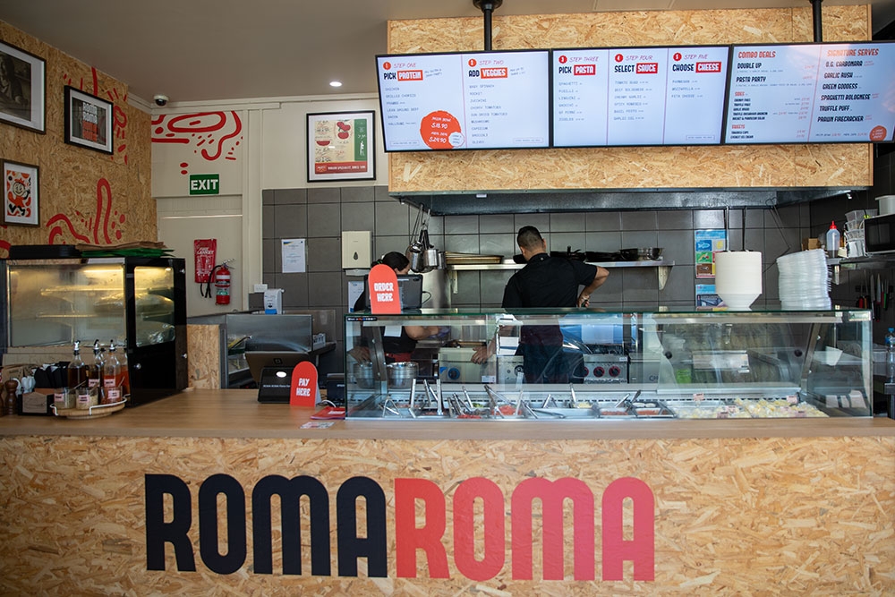 Interior of Roma Roma 
