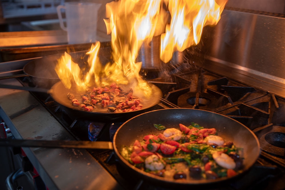 Cooking at Roma Roma 