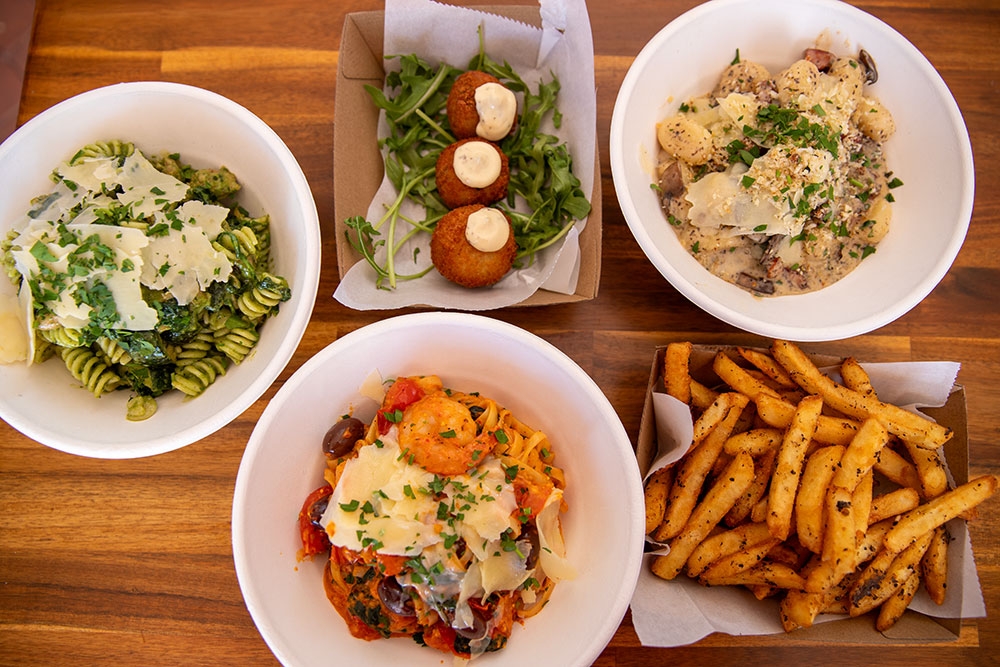 Dishes at Roma Roma 
