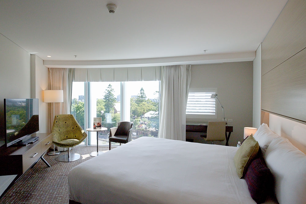 Room inside The Point Brisbane Hotel