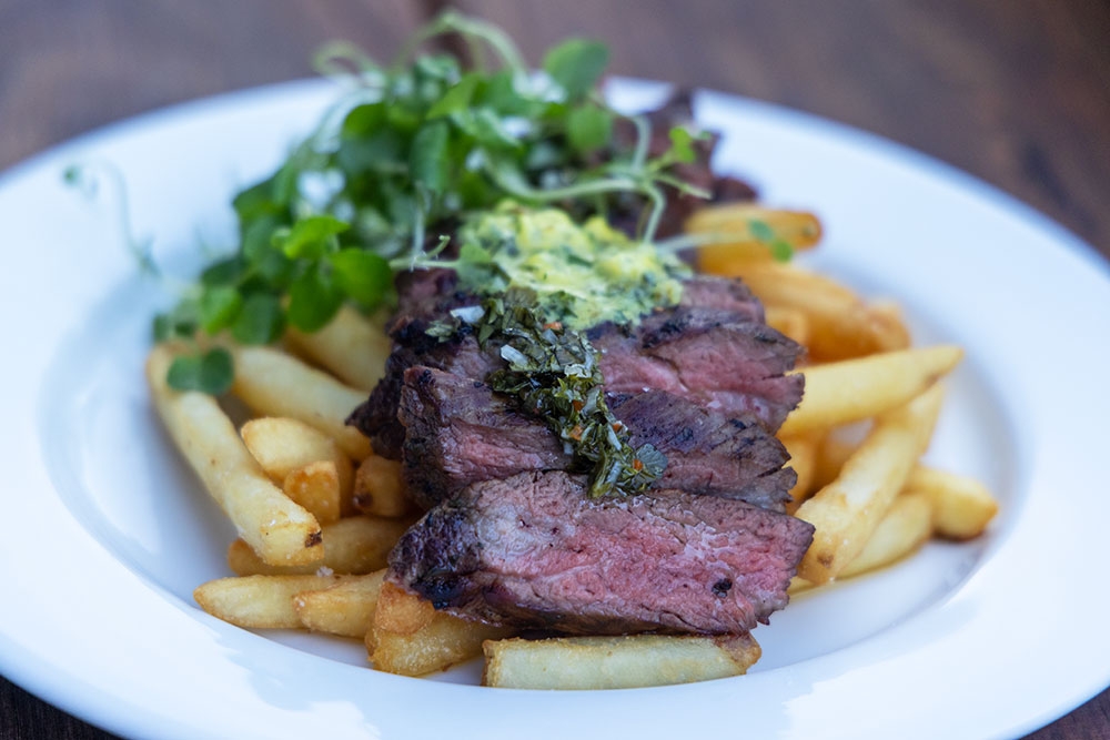 Plate of food at The Rose & Crown South Brisbane