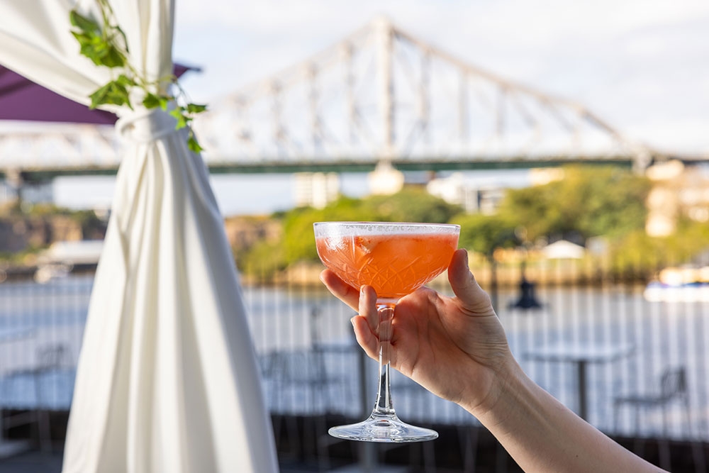 Glass of spritz