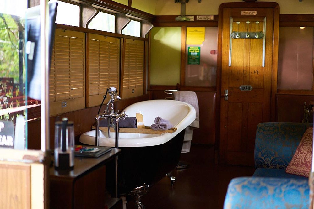 Bathtub in Melbourne Tram