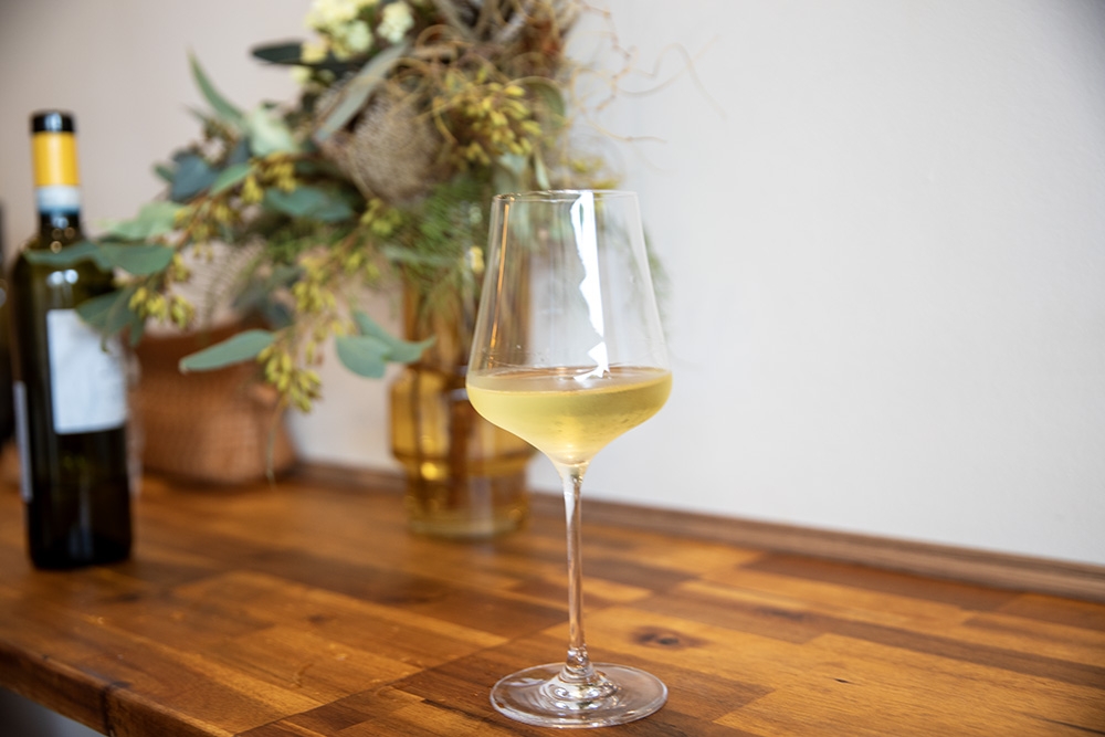 White Wine at Ruby's Wine Shop