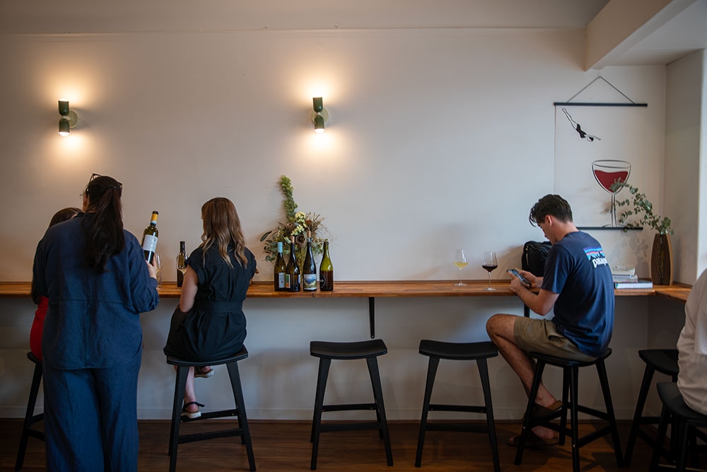 Interior of Ruby's Wine Shop