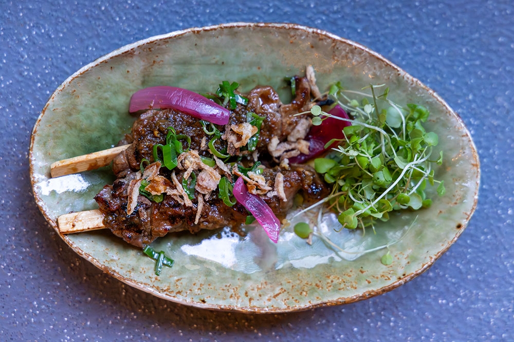 Beef skewers at Rừng Brisbane