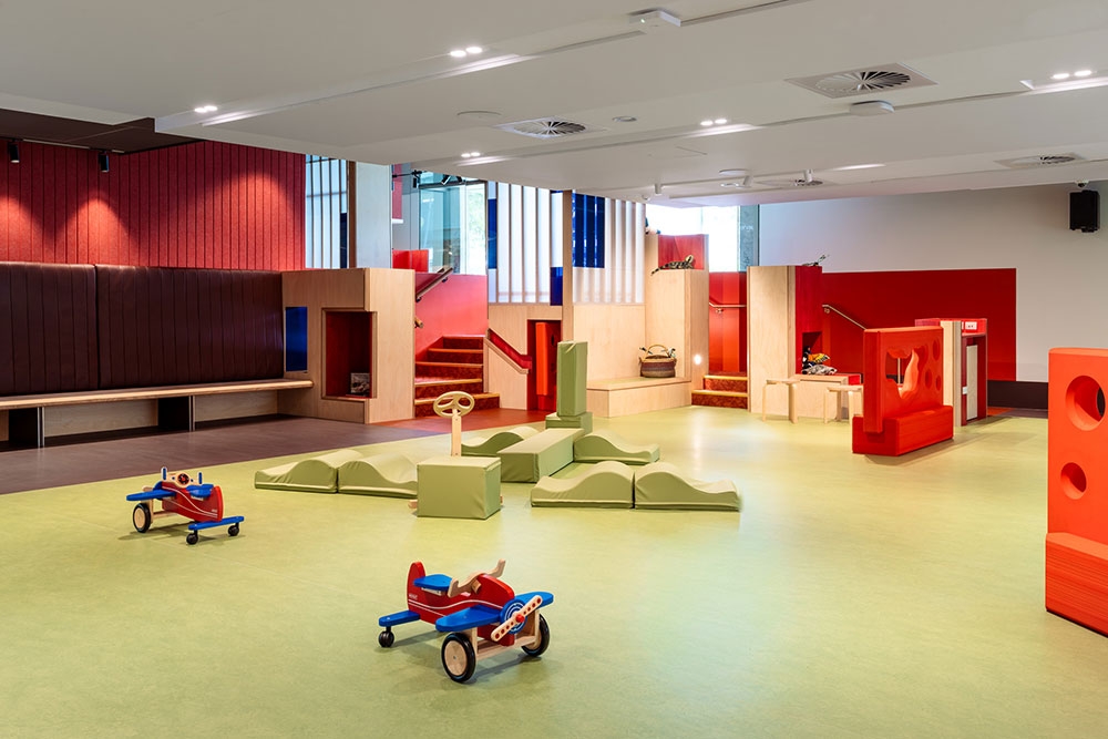 Play space inside The Corner