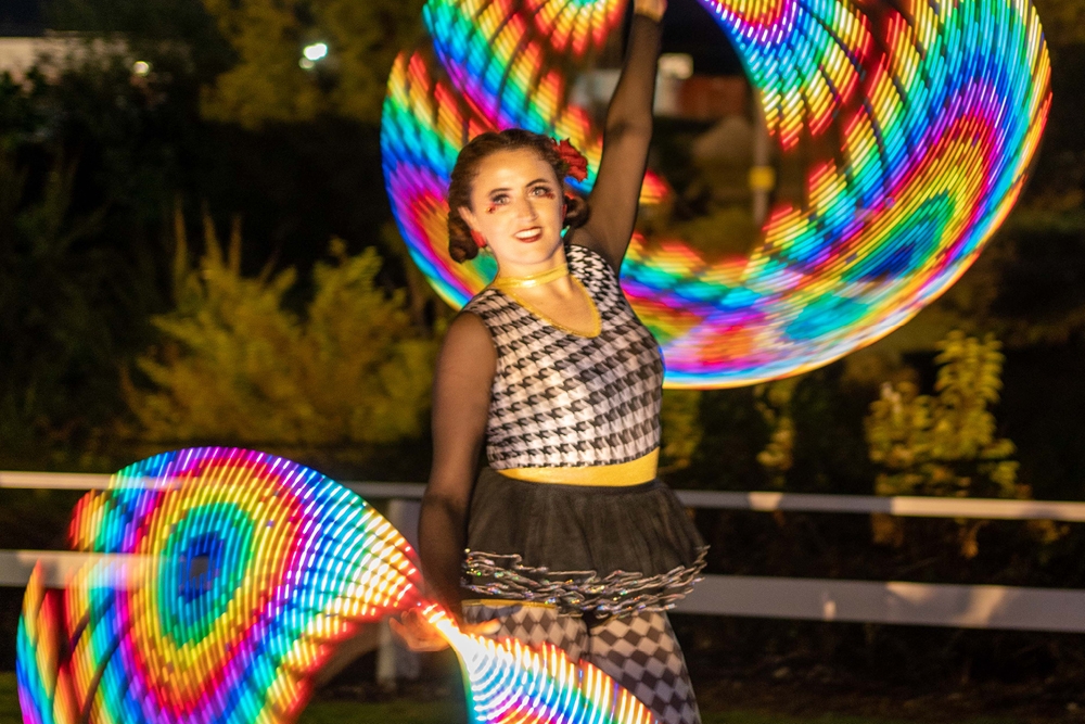 Performer with bubbles SPARK Ipswich 