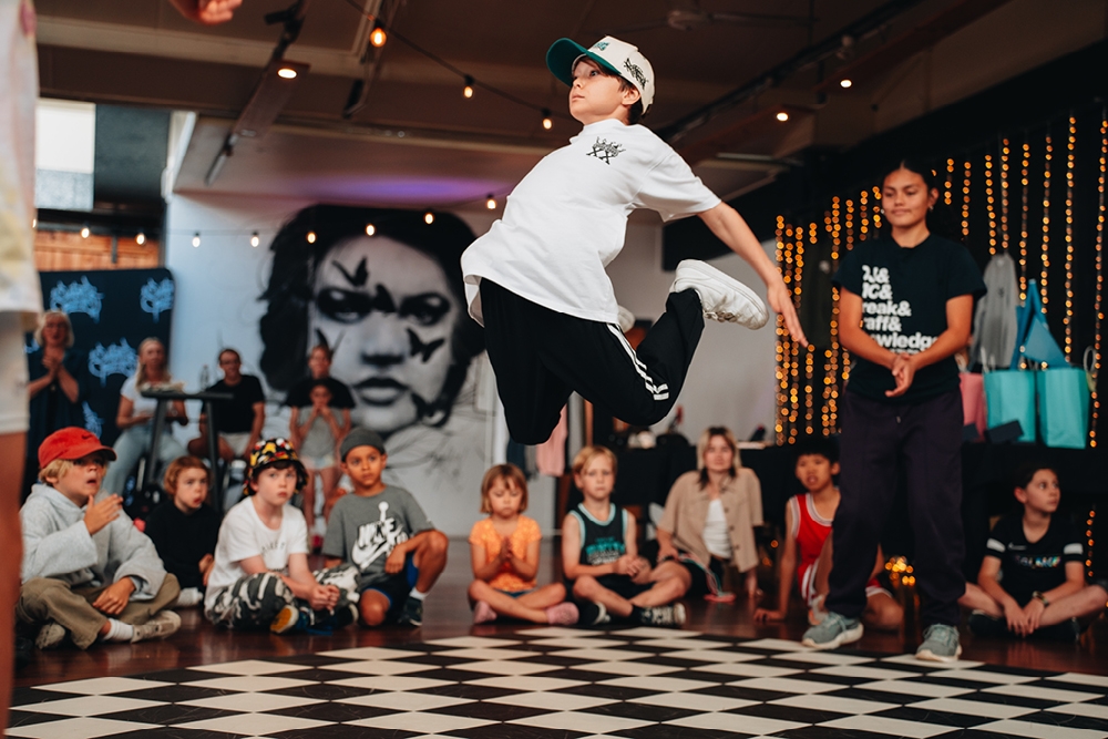 Kids break dancing SPARK Ipswich 