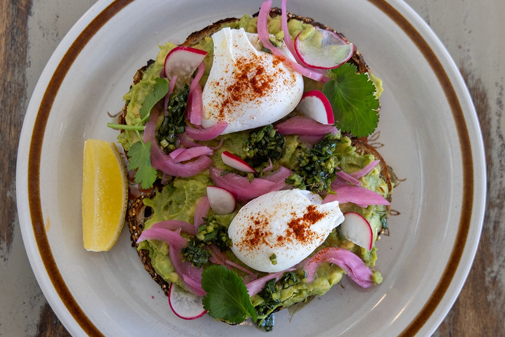 Breakfast dish at Salud Auchenflower