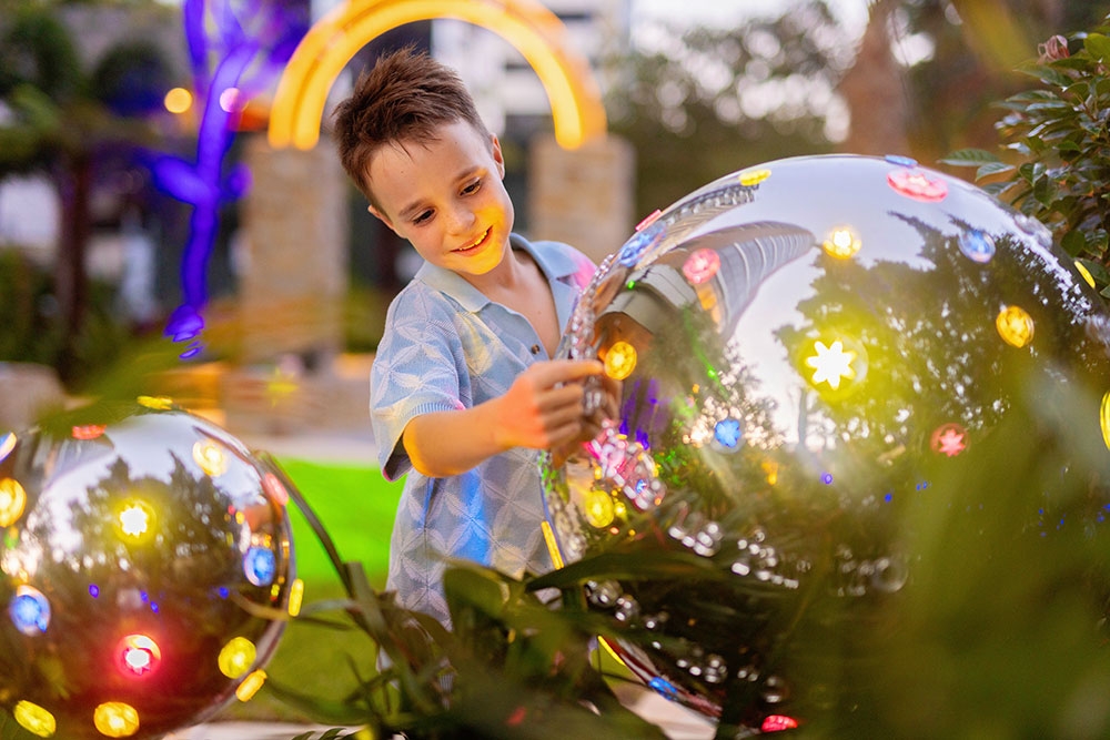 Boy with bubble The Secret Garden South City Square