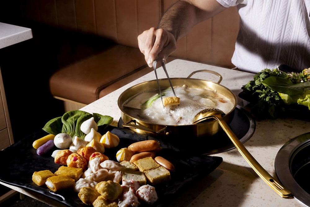 Plates of food at Seoul Garden