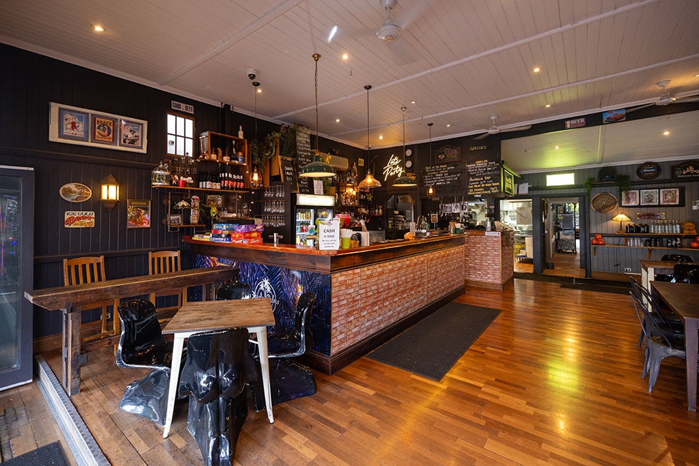 Interior of Shady Palms