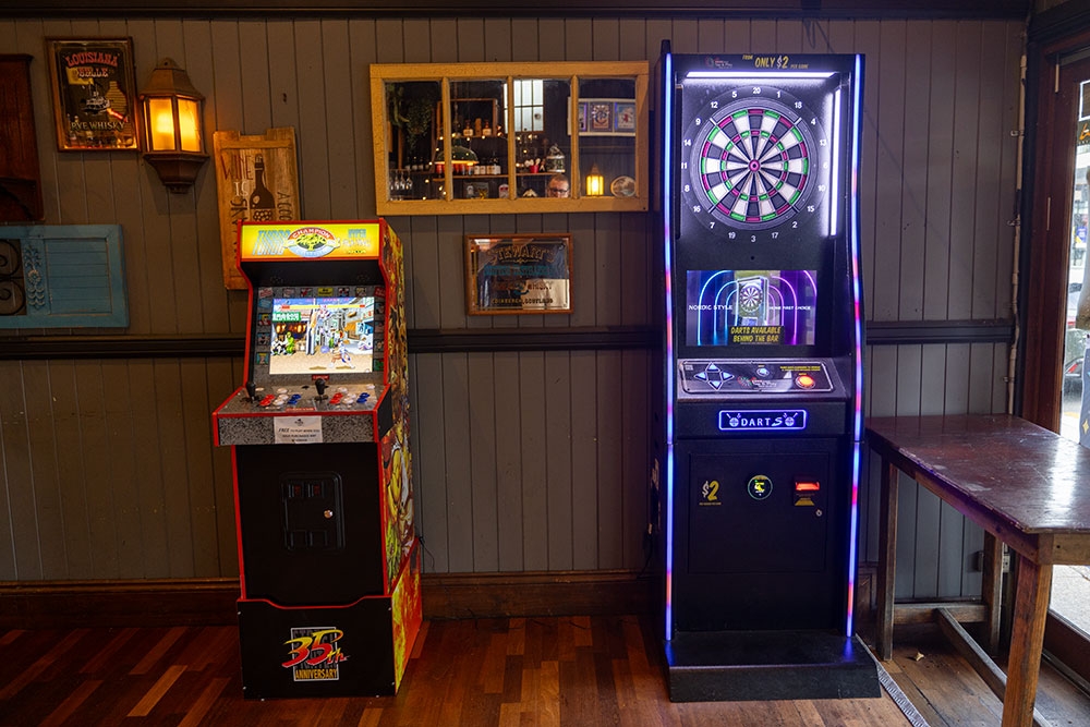 Arcade games at Shady Palms