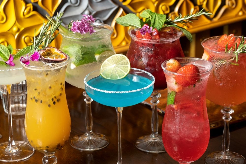 Colourful Thai cocktails at Siri Thai Alderley