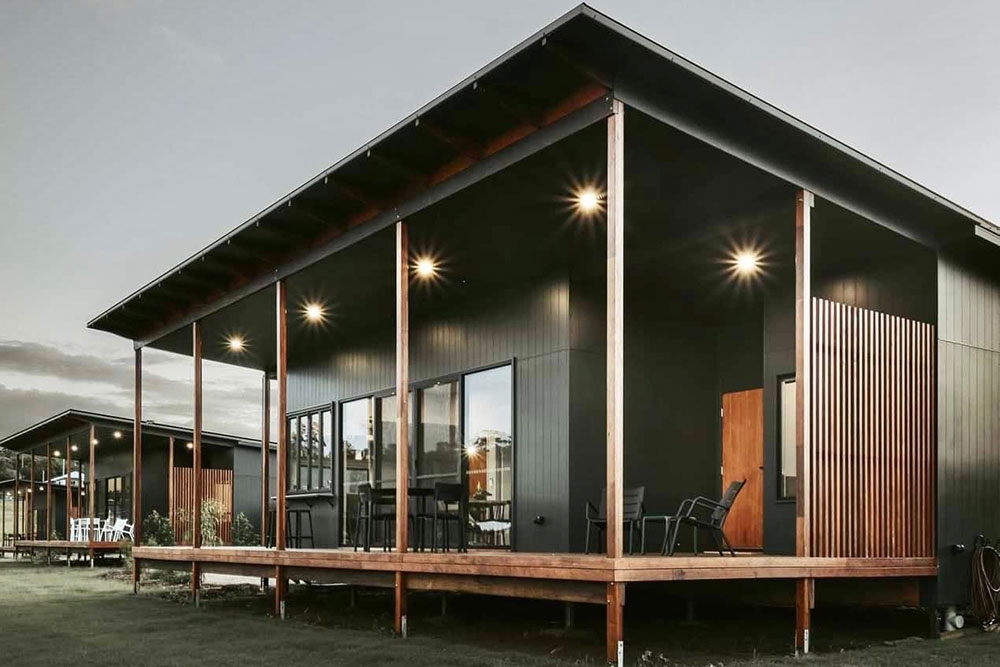 Luxury cabin at Sixty6 Acres Woombye