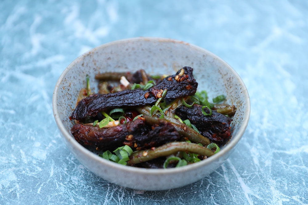 Beef jerky at Sola Cafe Bar Bhutanese Restaurant Paddington