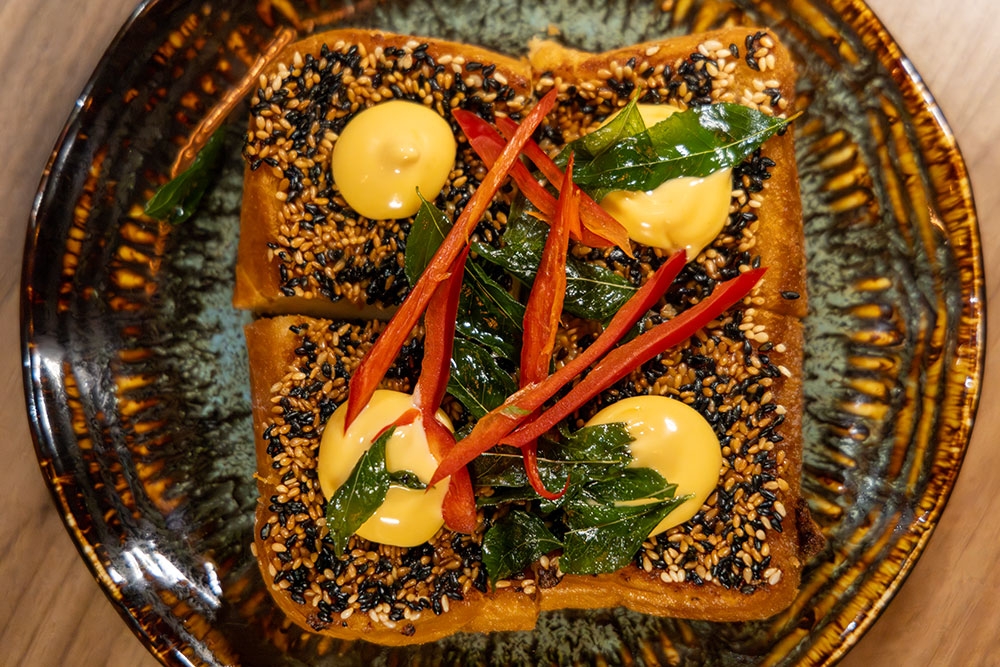 Prawn toast at Spice Nightlife