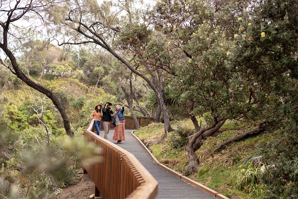 People on trails AdventureFest Redlands Coast