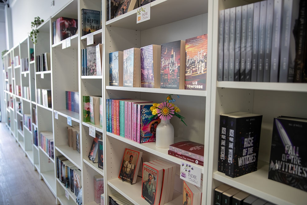 Book Shelf at Sweet Chapter Books & Cafe
