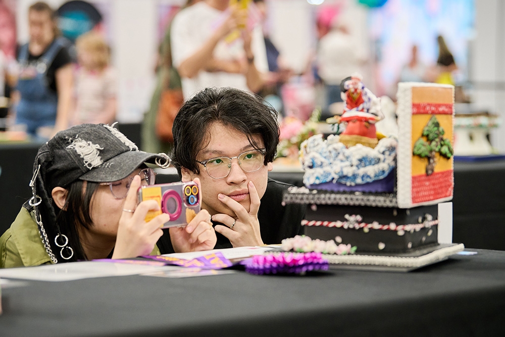 Taking Photo of Comp Entry