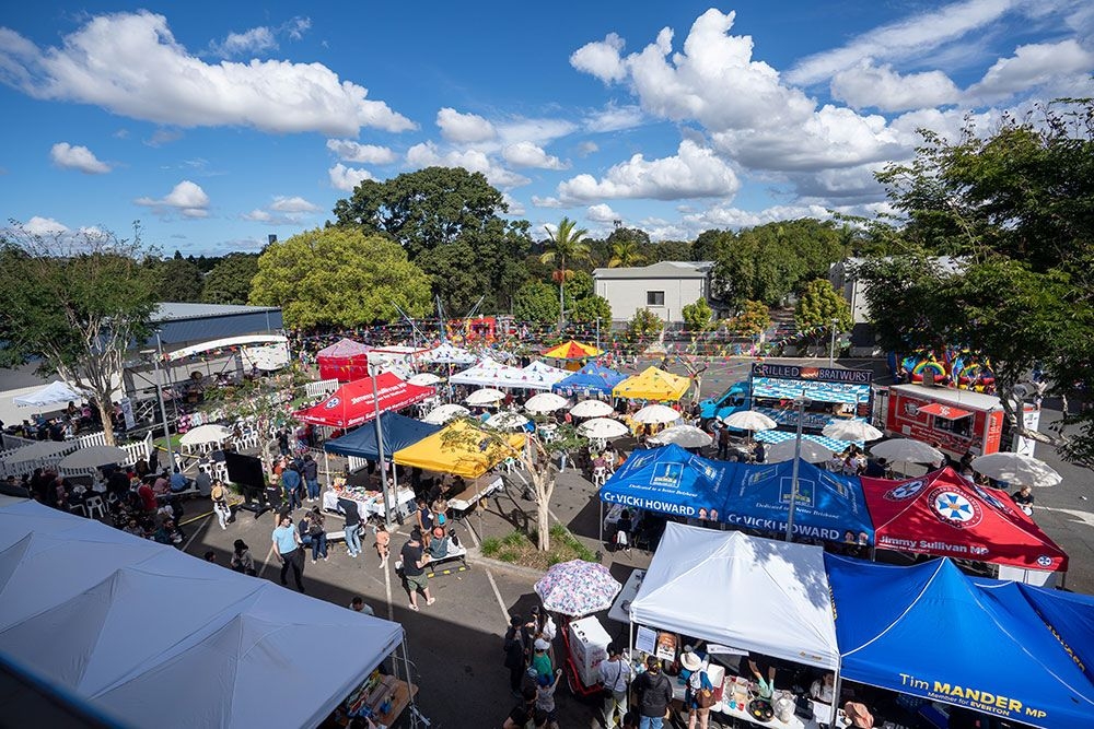 View of Technicolour Multicultural Festival