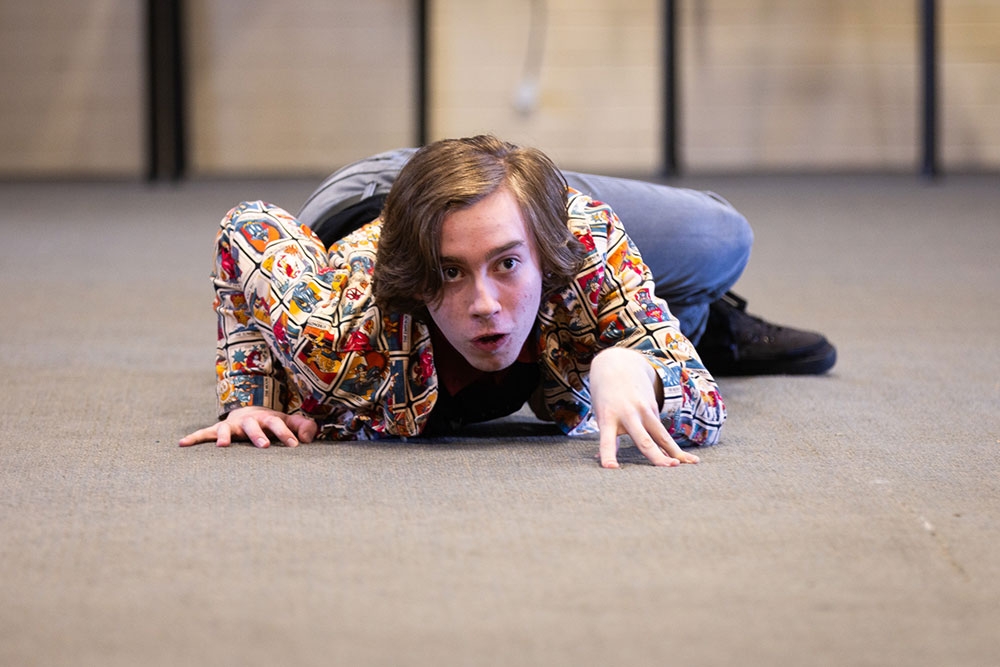 Youth learning to act at the Brisbane Arts Theatre Youth Education Workshops