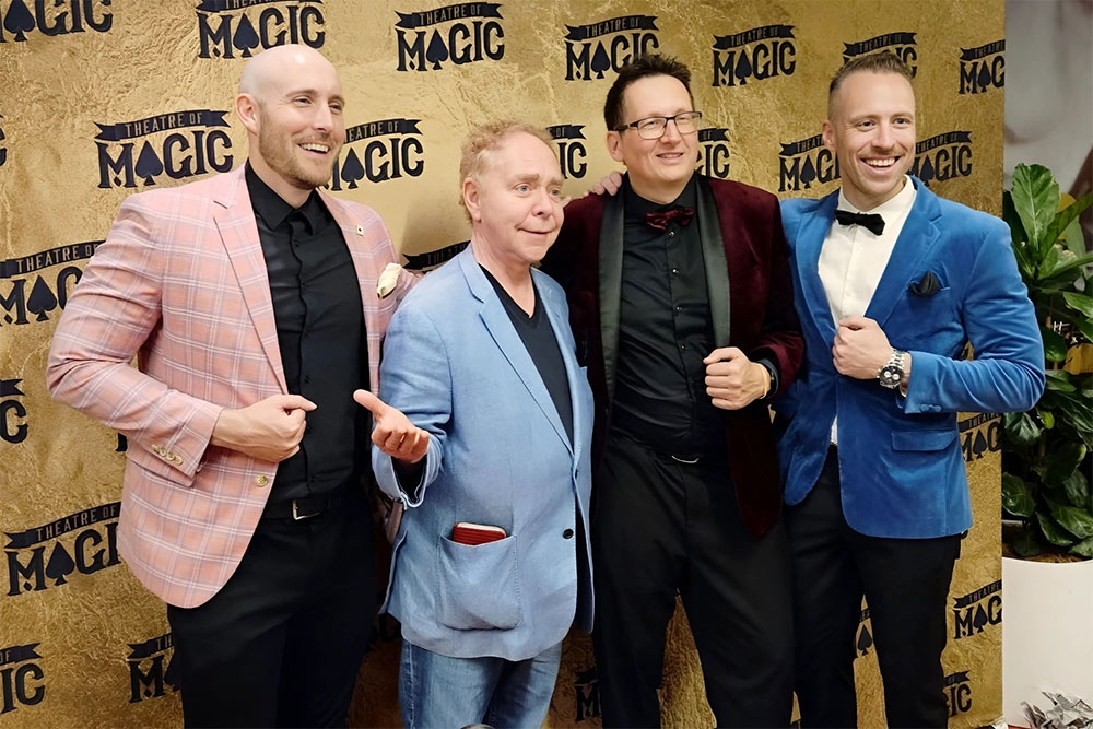 Magicians on stage Theatre Of Magic Rydges Fortitude Valley