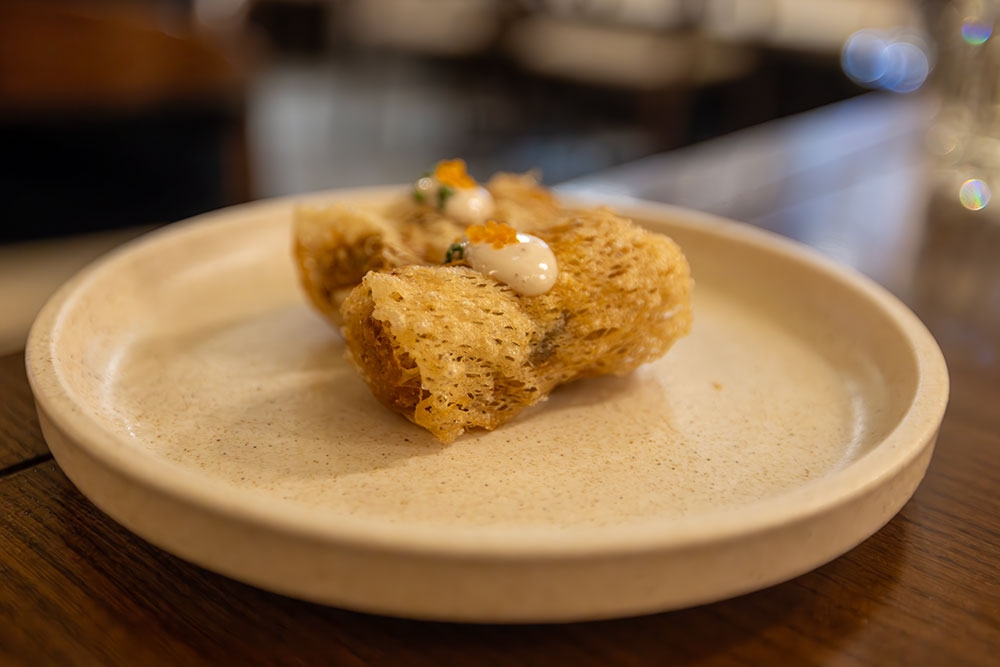 Crab katsu Tellus Bar Dining