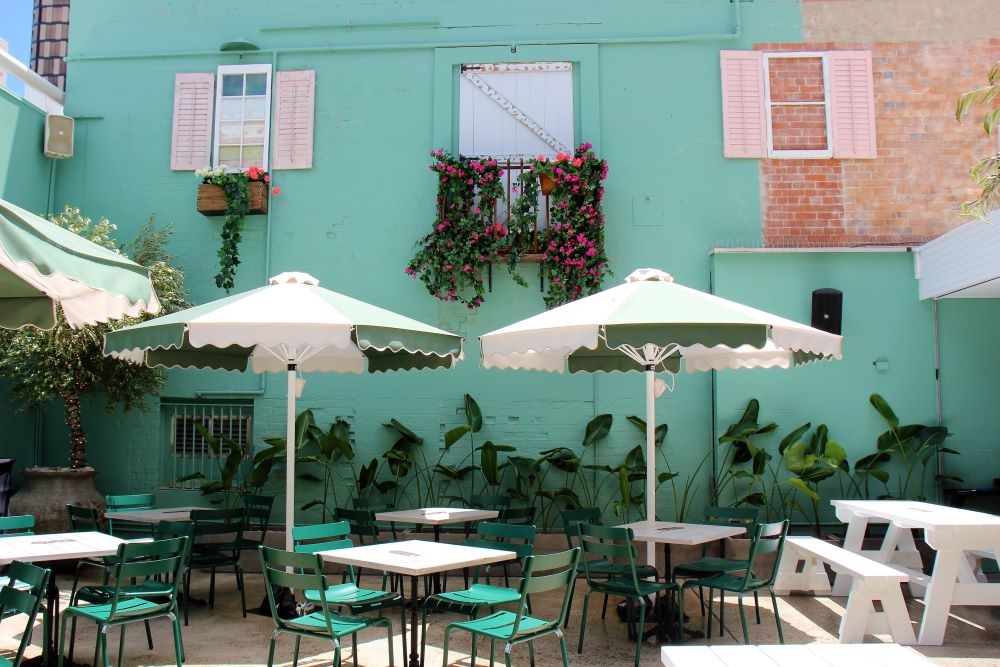 Beer garden at the Prince Consort Fortitude Valley