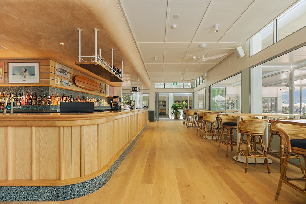 Interior of The Straddie Hotel, North Stradbroke Island