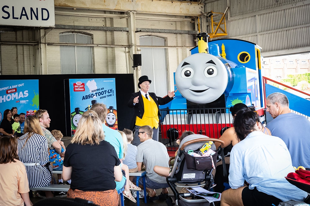 Thomas the Tank Engine at Queensland Museum Rail Workshops