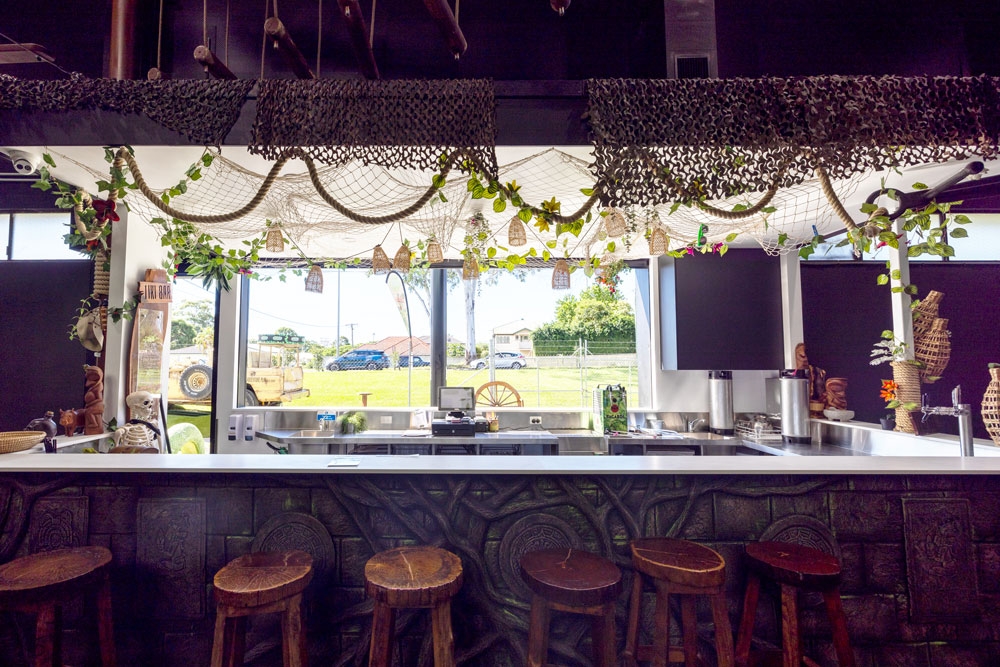Tiki Bar at the The Jungle Adventure Play