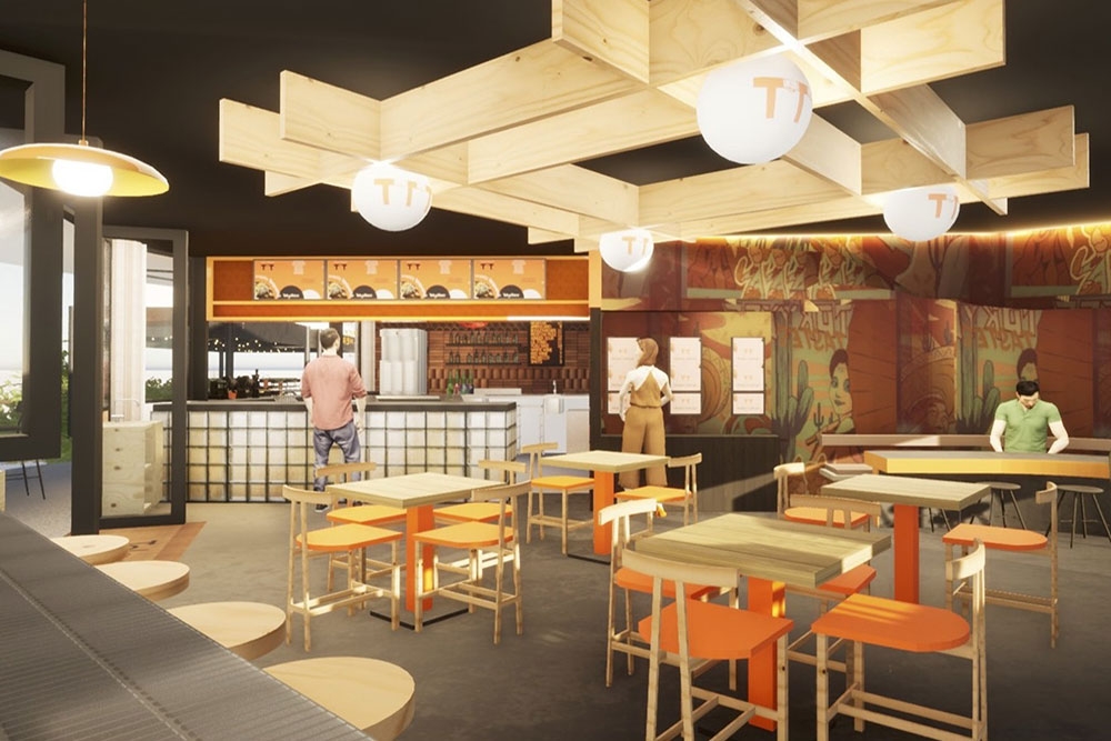 Interior of Tokyo Taco Mooloolaba
