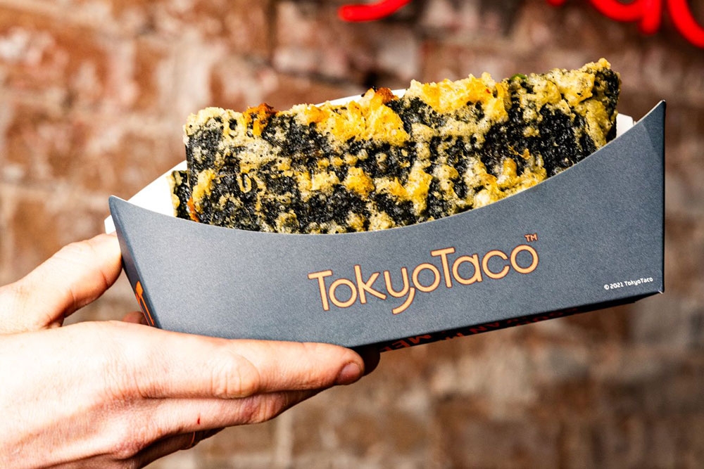 Japanese taco at Tokyo Taco
