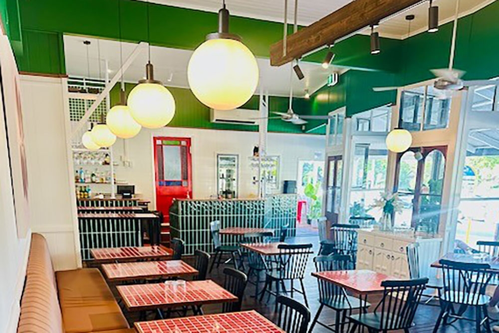 Interior of Trenino Trattoria