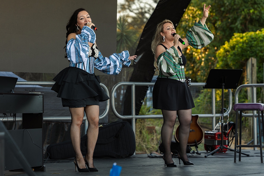 Girls singing