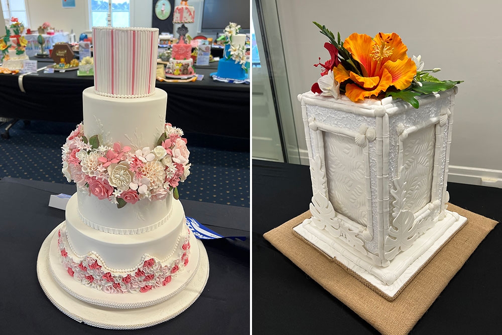 Cakes close up