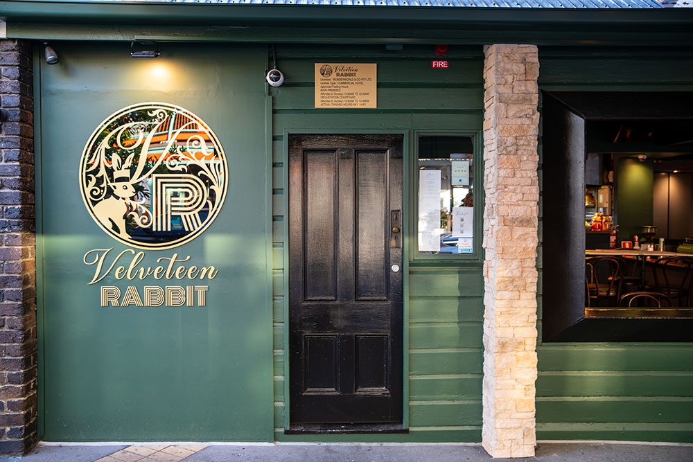 Entry door of Velveteen Rabbit, Petrie Terrace