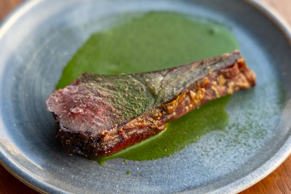 wild venison loin with cavalo nero at Venner